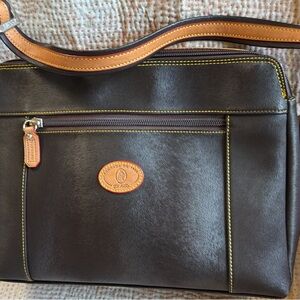 Elegant Dark Brown Crossbody Bag